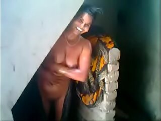 Indian Maid Taking Bathroom Recorded