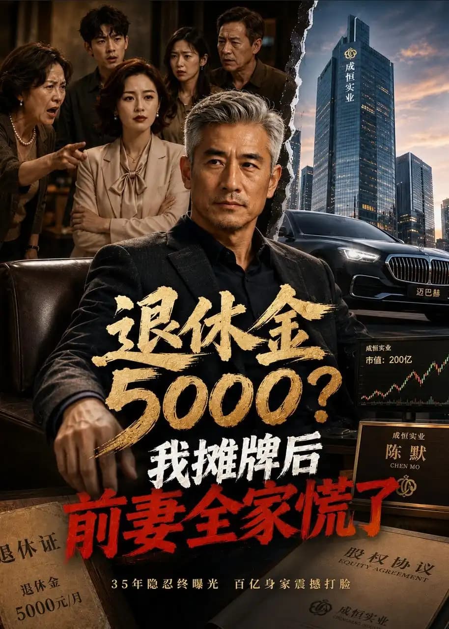 退休金5000？我摊牌后前妻全家慌了