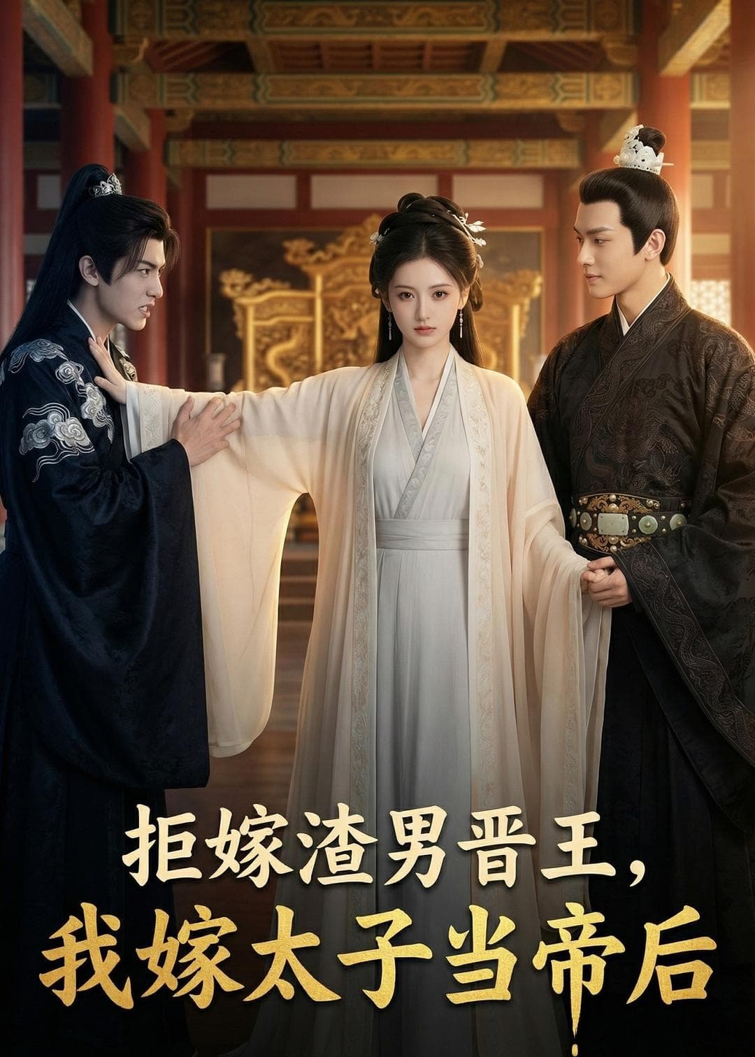 拒嫁渣男晋王,我嫁太子当帝后(71集)Ai短剧