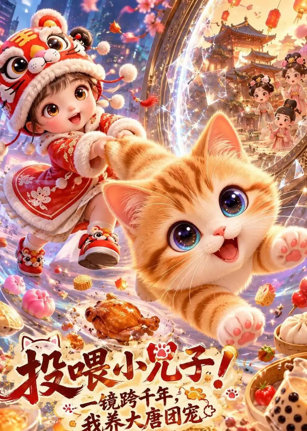 投喂小兕子!一镜跨千年,我养大唐团宠
