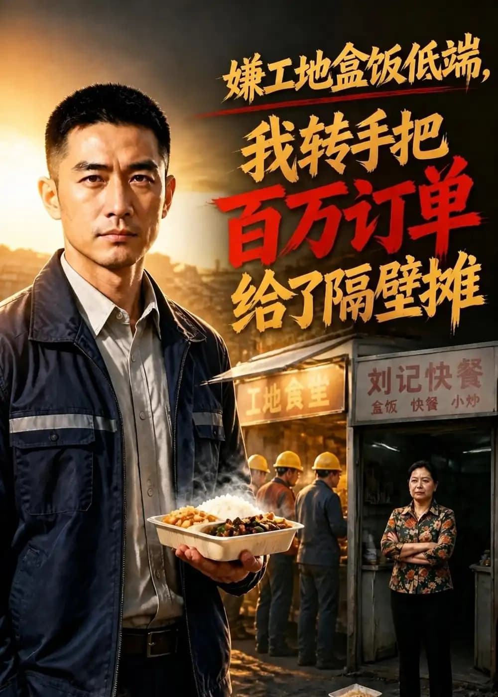 嫌工地盒饭低端?我转手把百万订单给隔壁摊