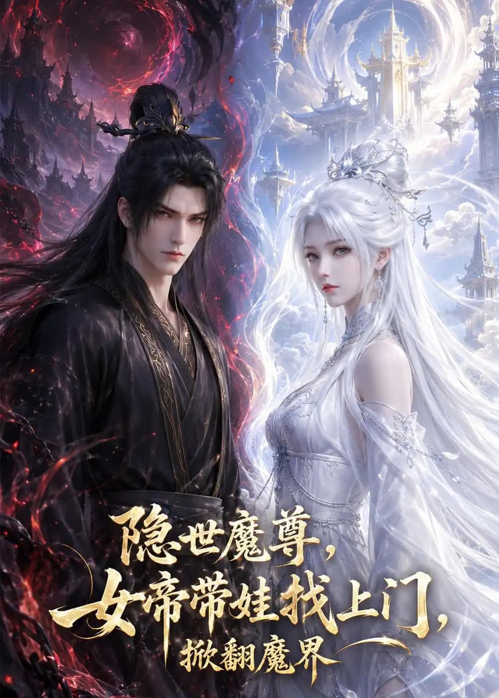隐世魔尊,女帝带娃找上门,掀翻魔界