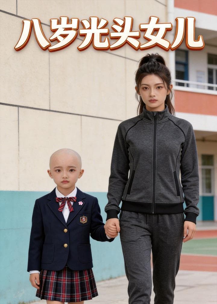 74-八岁光头女儿（21集）Ai短剧