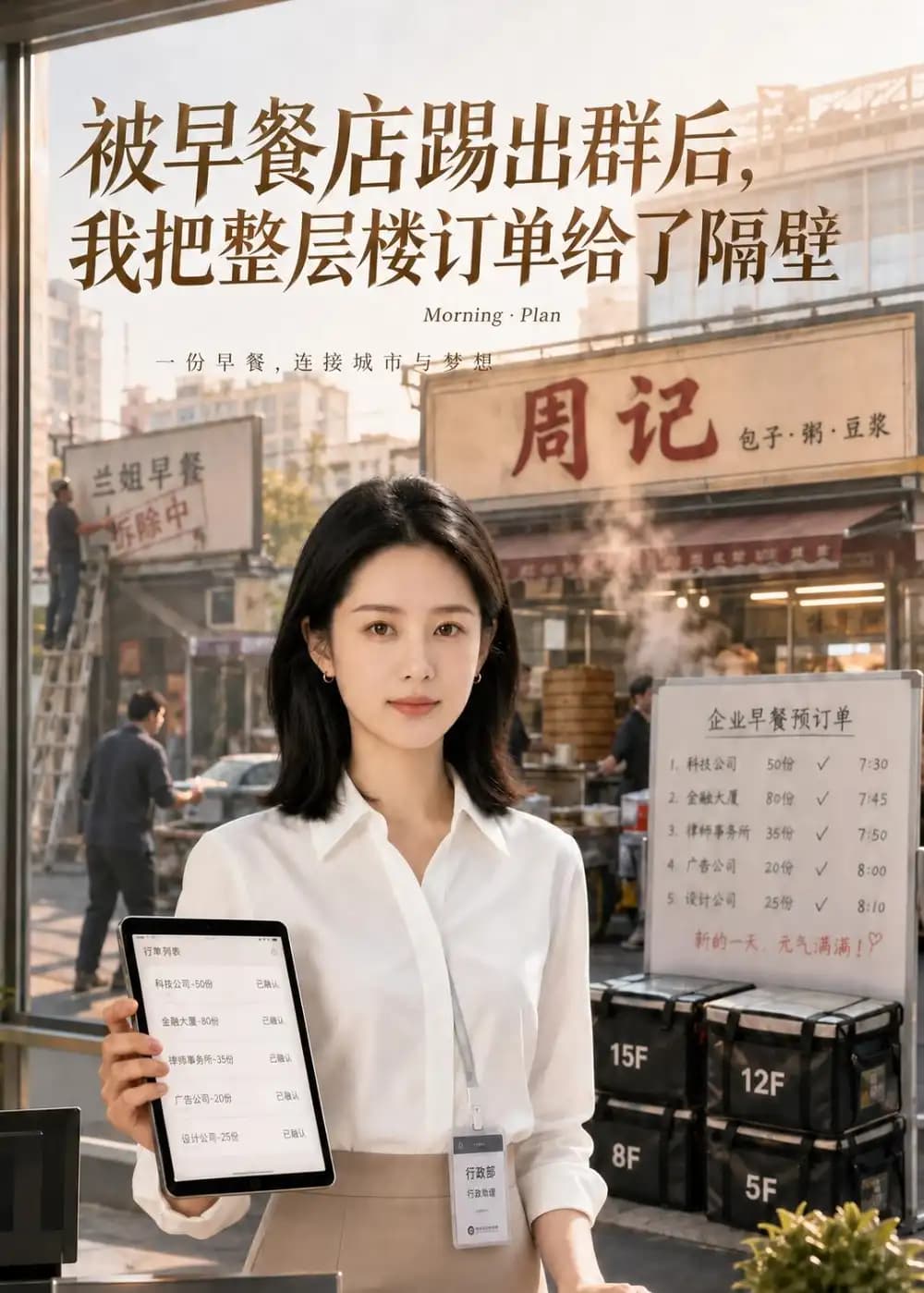 被早餐店踢出群后,我把整层楼订单给了隔壁